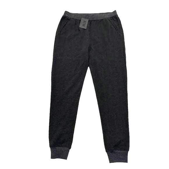 ATM Anthony Thomas Melillo French Terry Joggers Heather Charcoal Grey sz… - Picture 3 of 7